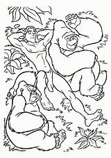 Tarzan Q1 Coloriages sketch template