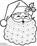Adviento Calendarios Disfruta Adornos sketch template