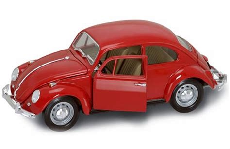 volkswagen beetle red yatming   scale diecast model toy car modeltoycarscom