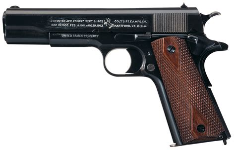 colt  army model  semi automatic pistol