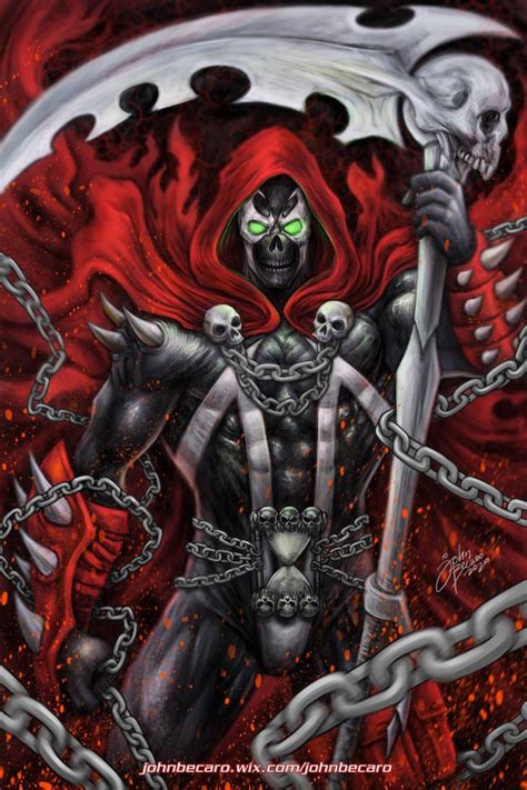 commission spawn reaper  johnbecaro  deviantart spawn marvel spawn spawn characters