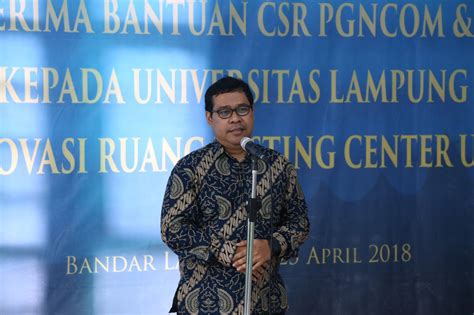 Unila Terima Csr Dari Pt Pgas Telekomunikasi Nusantara Upt Teknologi