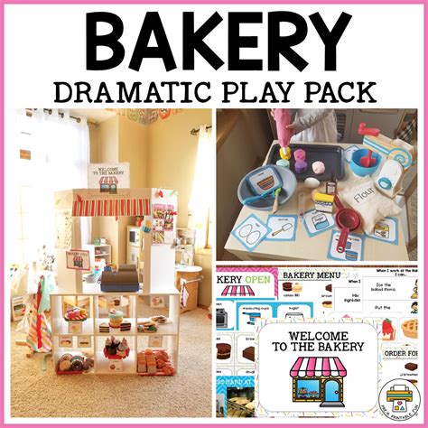 bakery dramatic play  printables