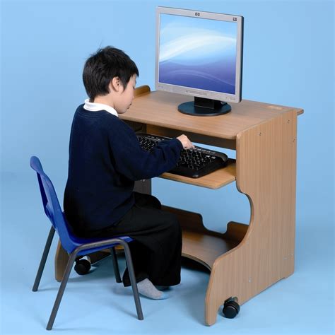beech computer workstation furniture  early years resources uk