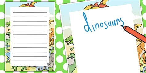 dinosaurs decorative page border dinosaurs page border page