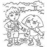 Diego Coloring Dora Pages Color Printable Jaguar Toddler Will Boots sketch template