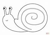 Caracol Snail Tegninger Snegl Tegnet Farvelægning sketch template