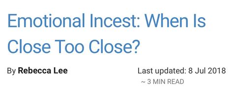 Your Incest – Telegraph