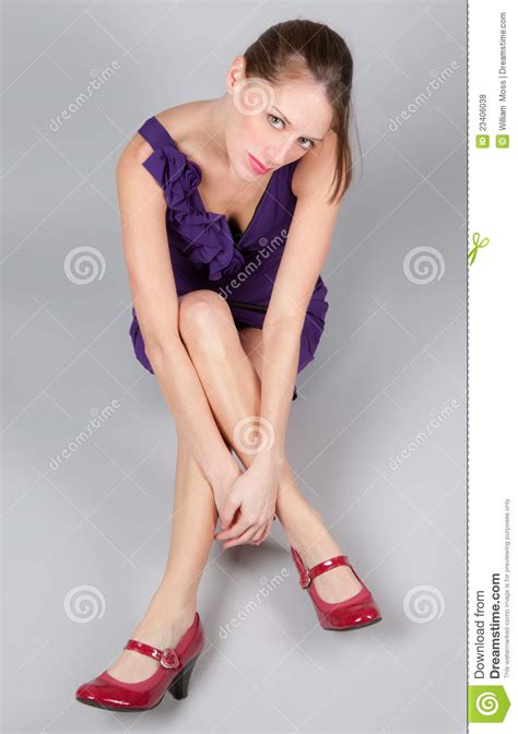 Sexy Woman Looking Seductively At Viewer Royalty Free