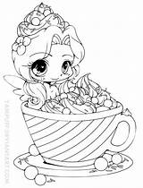 Deviantart Yampuff Coloring Pages Cocoa Hot sketch template