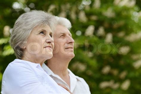 Happy Older Couple Stock Image Colourbox