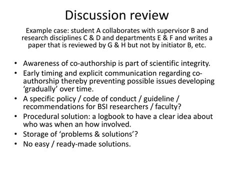 discussion review powerpoint    id