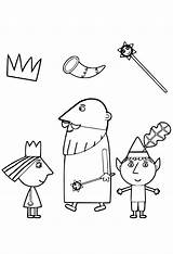 Holly Ben Coloring Pages Kingdom Little Characters Wonder sketch template