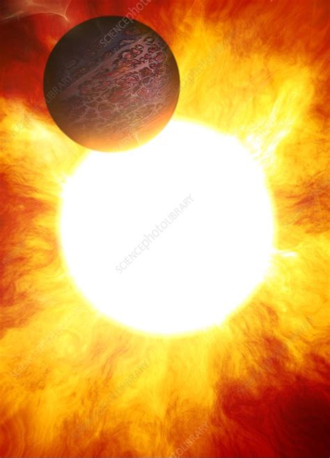 sun  planet stock image  science photo library