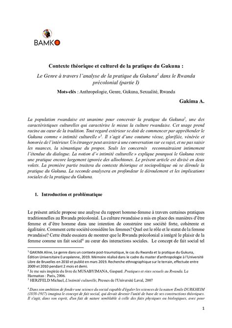 calameo contexte theorique  culturel de la pratique du gukuna le genre  travers