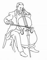 Cello Instruments Orchestra Muzyczne Kolorowanki Instrumenty Violin Ausmalbild Getdrawings Instrumen Drums Orquesta sketch template