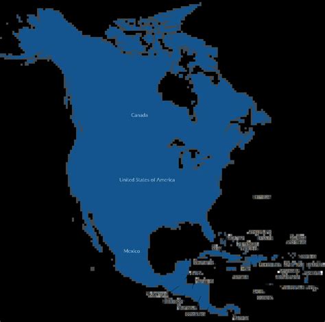 north america map north america continent facts