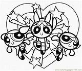 Powerpuff Girls Coloring Pages Printable Girls3 Color Online Cartoons Para sketch template