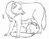Wolf Pages Couples Coloring Couple Cute Template Mates Anime sketch template