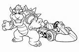 Mario Kart Coloring Pages Kids Car Coloriage Print Color Printable Bowser Drawing Imprimer Wii Characters Dessin Donkey Kong Few Details sketch template