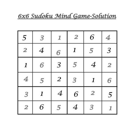 sudoku  solution