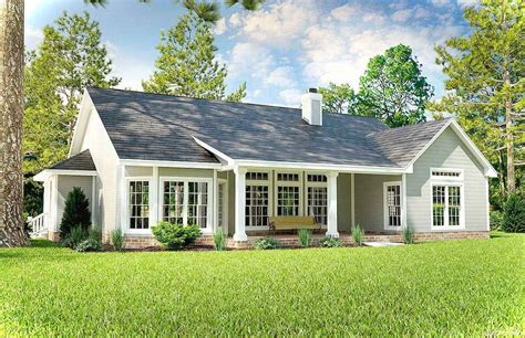 awesome cottage house exterior ideas ranch style  lovelyving ranch house plan brick
