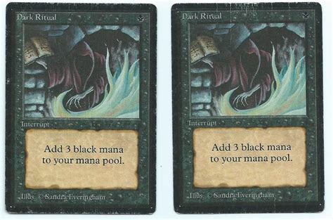 dark ritual beta magic  gathering mtg single cards moxbeta