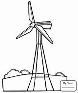 Wind Turbine Coloring Windmill Drawing Energy Farm Pages Atom Color Printable Clipart Monster Turbines Cliparts Mill Logo Online Sketch Designs sketch template