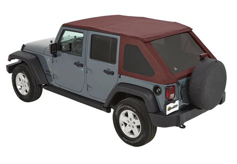 bestop jeep jk unlimited soft top trektop nx twill   jeep wrangler jk unlimited  door