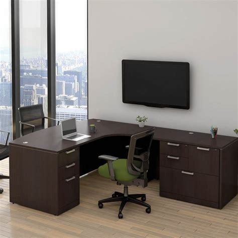 L Shaped Desks Mcaleers Office Furniture Mobile Al And Pensacola Fl