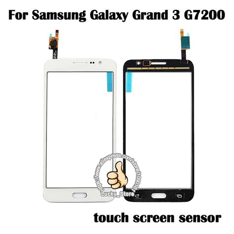 Black White Touch Panel For Samsung Galaxy Grand 3 G7200 Touch Screen
