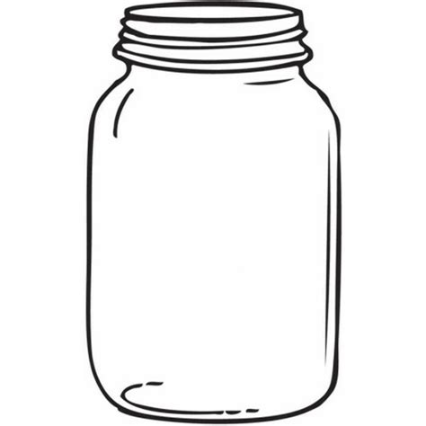 printable mason jar template printable templates