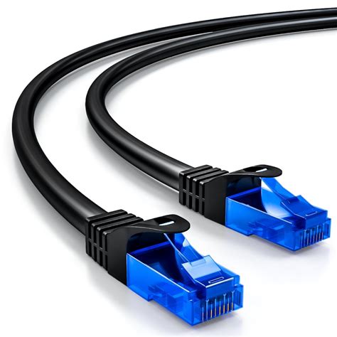 negro deleycon  cat ethernet gigabit lan cable de red rj cat cable de conexion uutp