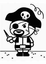 Pirata Pirate Colorare Carnevale Karneval Piraten Pirat Educolor Disegni Malvorlage sketch template