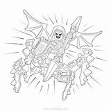 Nexo Knights Xcolorings sketch template