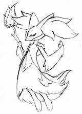 Delphox Coloring Pages Pokemon Template sketch template
