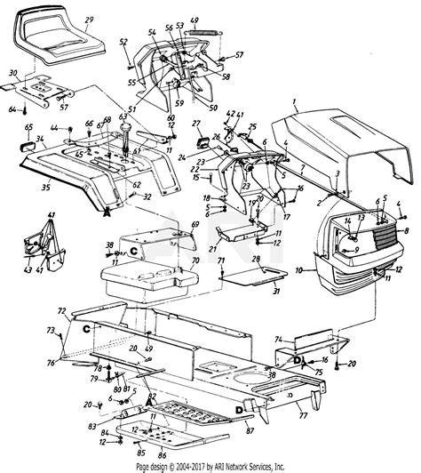 mtd mtd mdl   parts diagram  parts