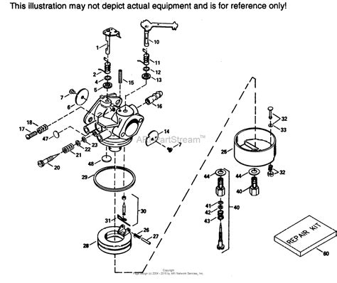 tecumseh tec  parts diagram  carburetor