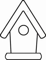 Bird Birdhouse Clipart House Outline Clip Coloring Cliparts Gif Pages Feeder Houses Kids Library Clipartmag Choose Board Book sketch template