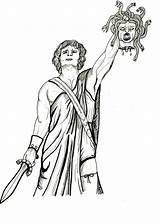 Perseus Medusa Baths Beyond Myth sketch template