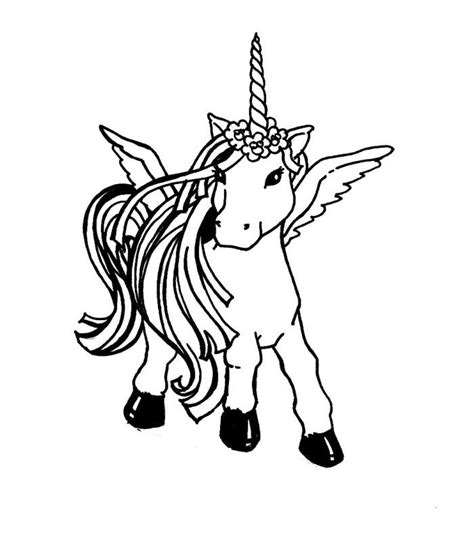coloring pages unicorn  wings kathleen browns toddler
