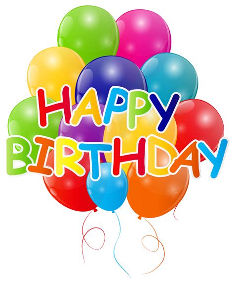 birthday balloons images clip art   cliparts  images