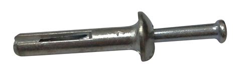 fabory mushroom head hammer drive pin anchor set  inl      pk