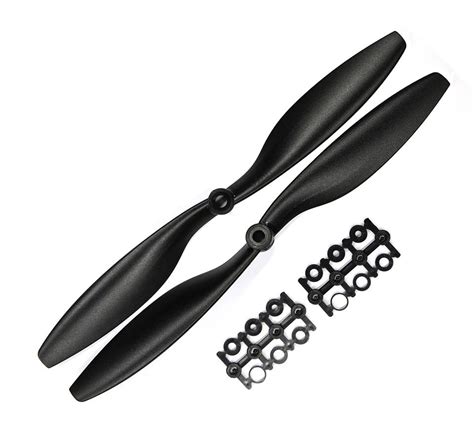 nylon propeller   black rc product bd