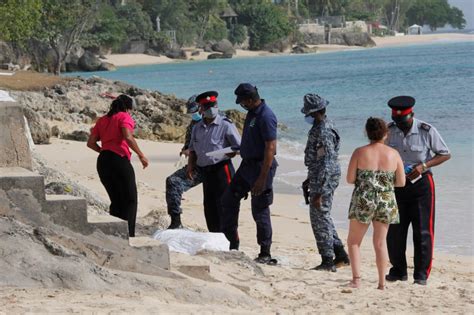 police investigate a suspected drowning barbados today