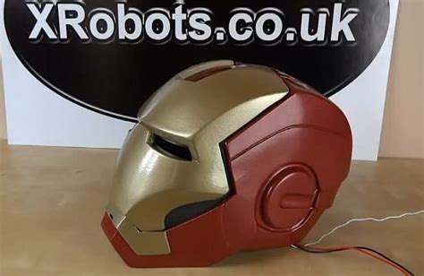 diy iron man helmet  motorized faceplate iron man helmet iron