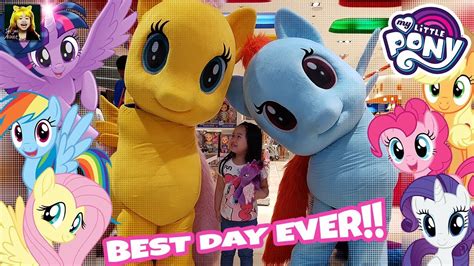Meeting Rainbow Dash And Fluttershy In Real Life Best Day Ever Youtube