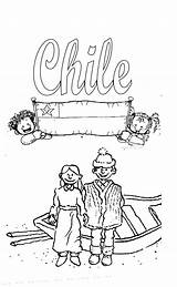 Chile Patrias Chilenas Imagui Conozcamos sketch template