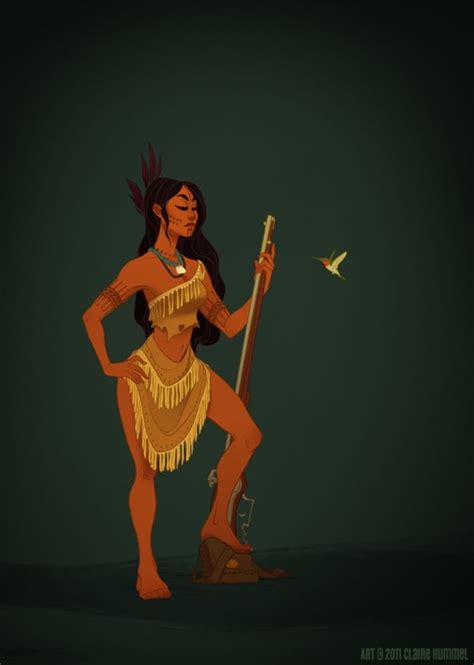 Historical Pocahontas Disney Princess Art Popsugar