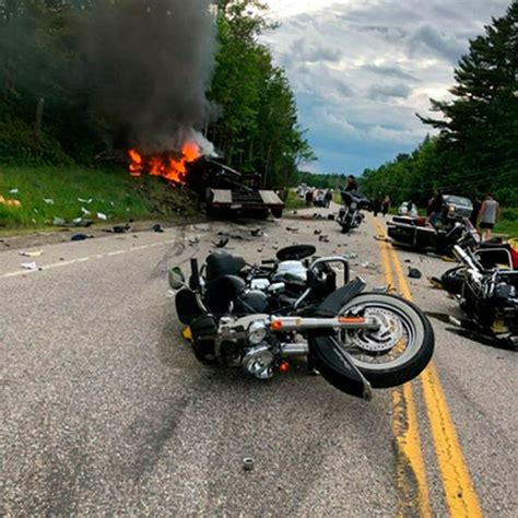 motorcycle crash truck driver charged in crash that killed 7 bikers